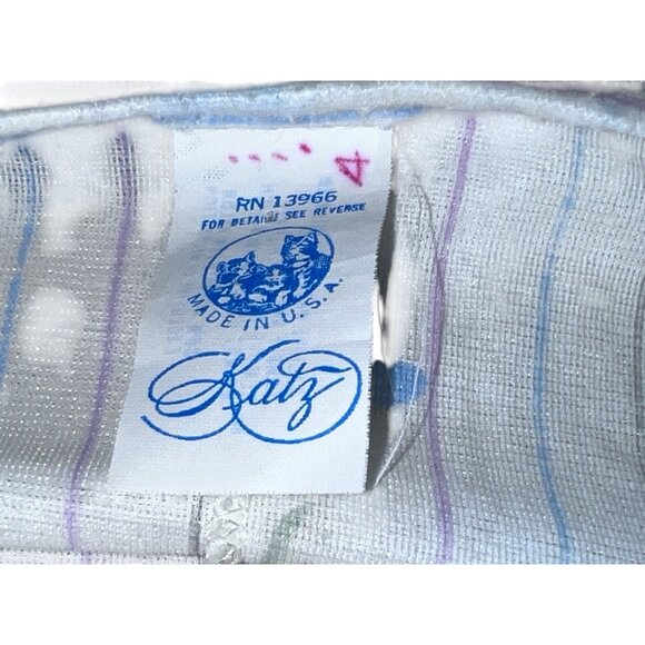 Vintage 70's Long Sleeve Floral Lace Night Gown Sz Small White & Multi Ankle - Picture 4 of 15